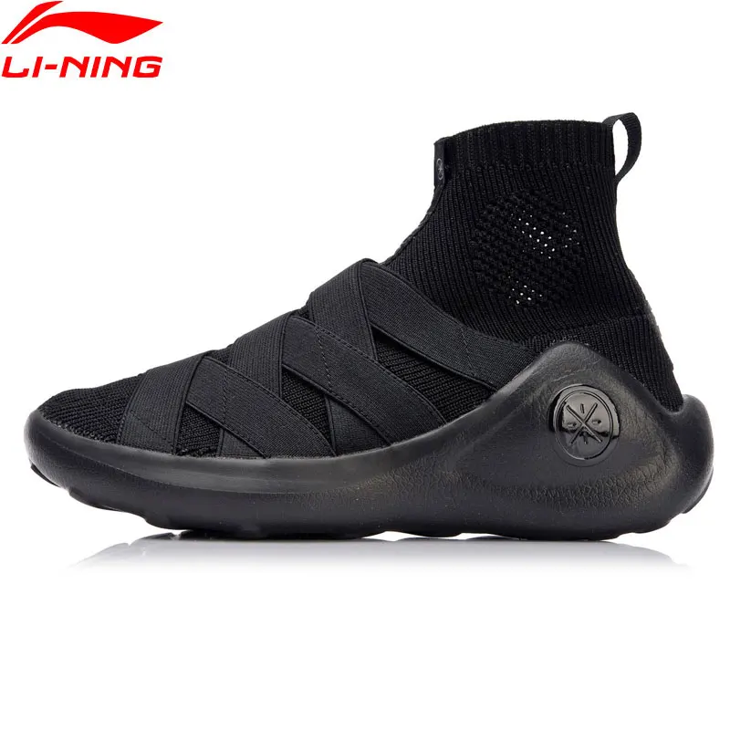 

Li-Ning Women R GS Wade Culture Shoes Sock-Like LiNing Sport Shoes Mono Yarn Wearable Breathable Sneakers AGWN014 YXB127