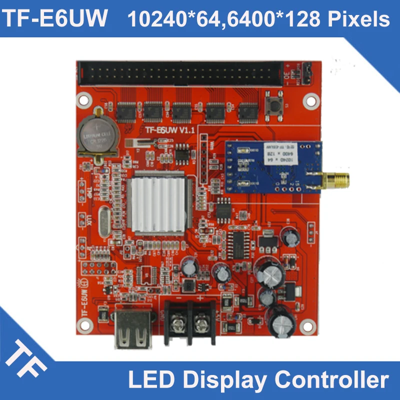 

TF-E6UW E5UW Longgreat TF WIFI USB port LED Display Control Card Single Dual Color