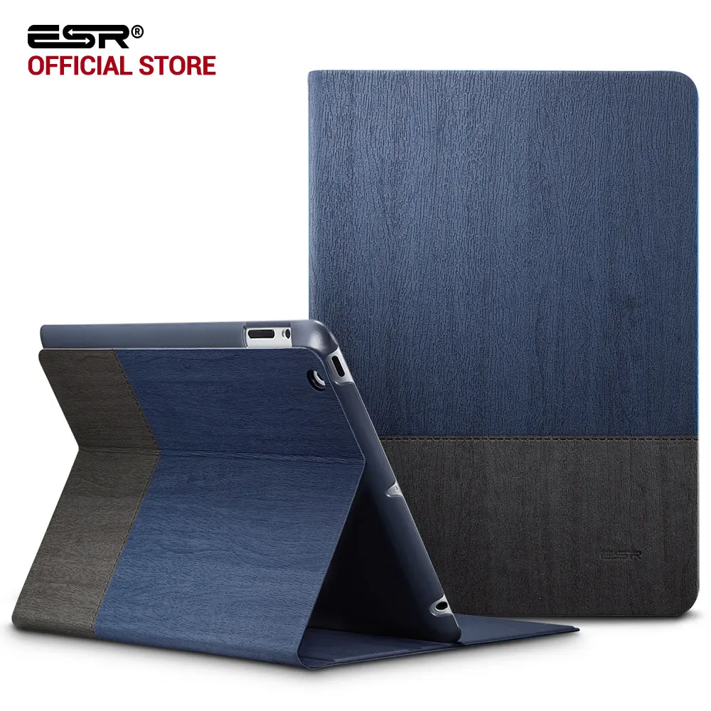 Case For IPad 2 3 4 ESR PU Leather Smart Cover Folio Case Stand With Auto