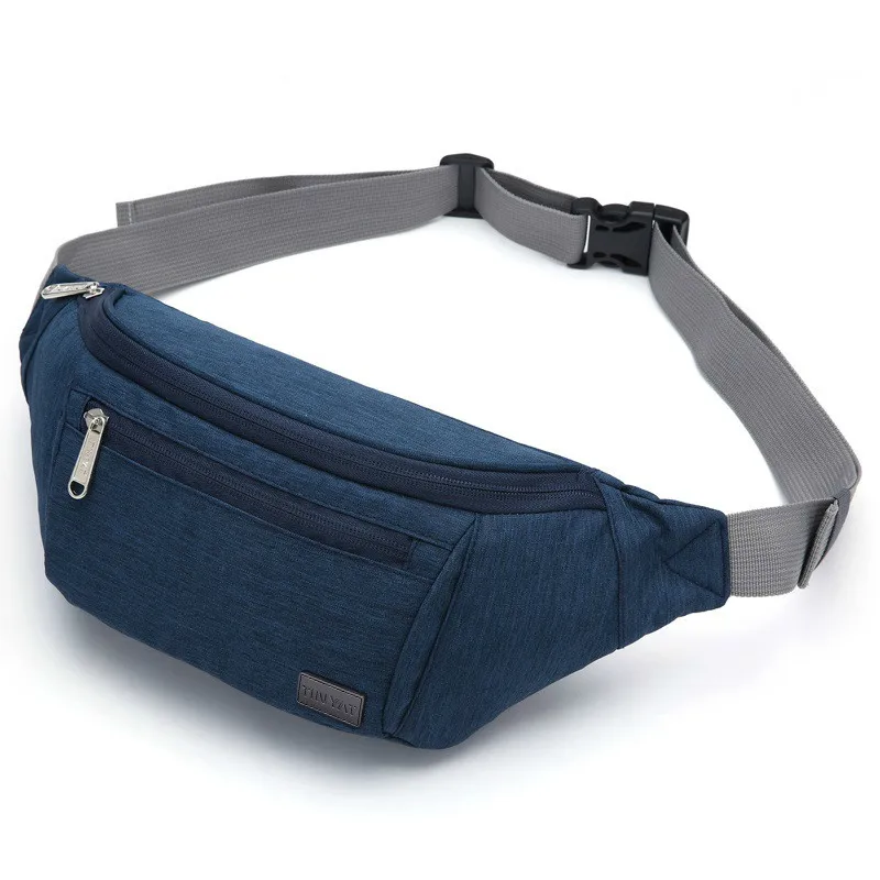 

Fashion Canvas Men Waist Bag Pack Travel Phone Belt Bag Men Bag Pouch For Men Functional Shoulder Fanny Bag Pack Casual Hip Pack