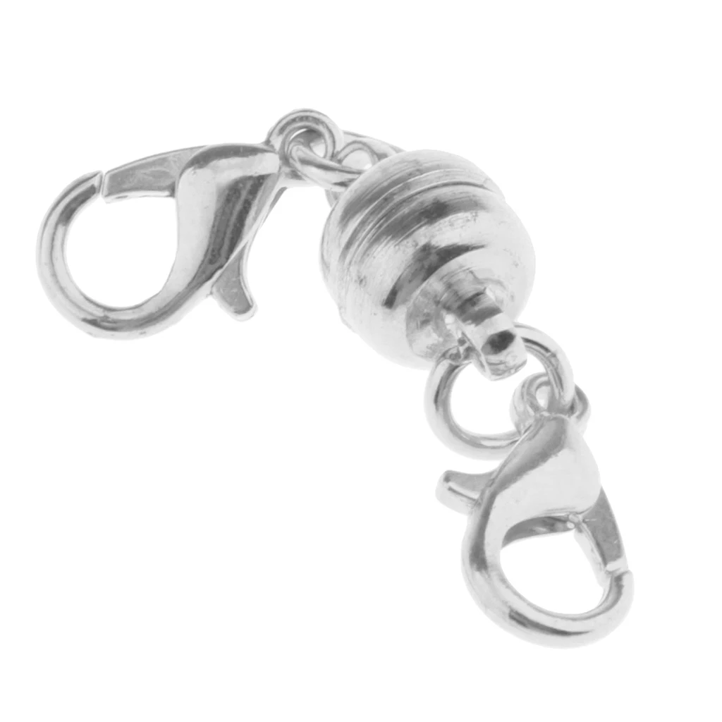 5 Piece Magic Magnetic Lobster Clasps Connector Findings for Jewelry Making Bracelet Necklace Design Repair Hooks
