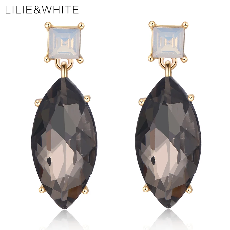 LILIE&WHITE Classic Geometric Design Dangle Earrings For