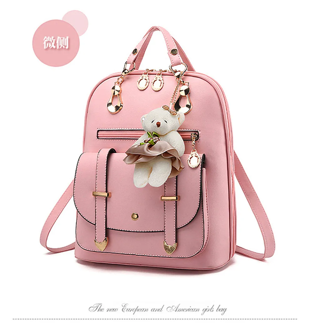 Shoulder Backpacks Bear Backpack Casual In women Daypacks backpacks high quality shopping Satchel
