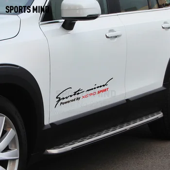 

2 Pieces Sports Mind Reflective Waterproof Car-Styling Vinyl Body Sticker Decal exterior accessories For volvo XC90 accessories