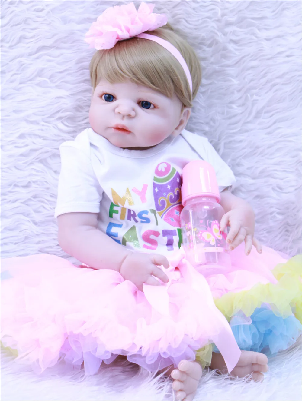 silicone baby girl full body