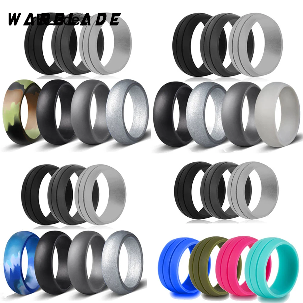 8mm 100 Food Grade Fda Silicone Ring 612 Size Hypoallergenic Crossfit