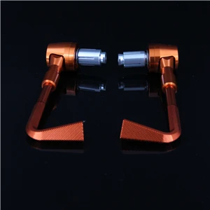 RiderJacky для Honda CRF 50F 125F 150 190R 250X CBR 1000RR мотоцикл 7/" ручки на руль тормоза сцепления Рычаги защита - Цвет: Orange