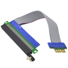 Chipal flexível pci-e 1x a 16x riser cartão extensor adaptador pci express fita pci-express cabo de extensão para bitcoin miner