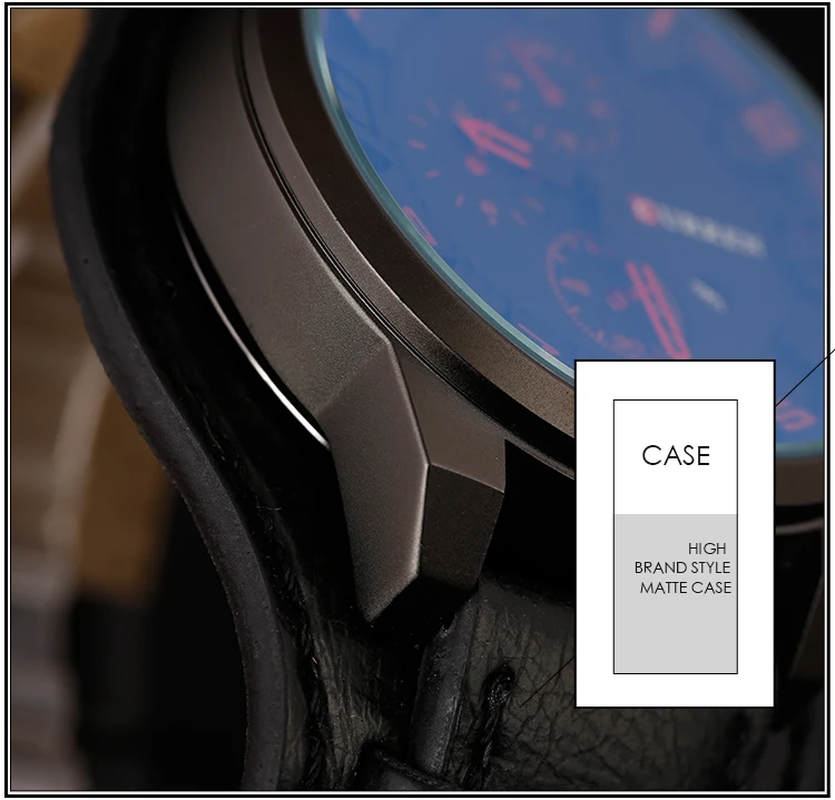CURREN Топ бренд класса люкс новые мужские s часы мужские часы Дата Спорт Военная Дата часы кожаный ремешок кварцевые деловые мужские часы 8225