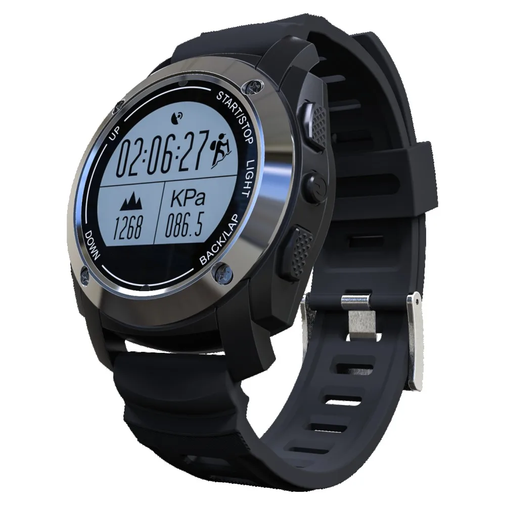 

Smartch GPS Sport Smart Watch S928 Bluetooth Watch Heart Rate Monitor Pedometer Speed Tracker Pressure Temperature Waterproof