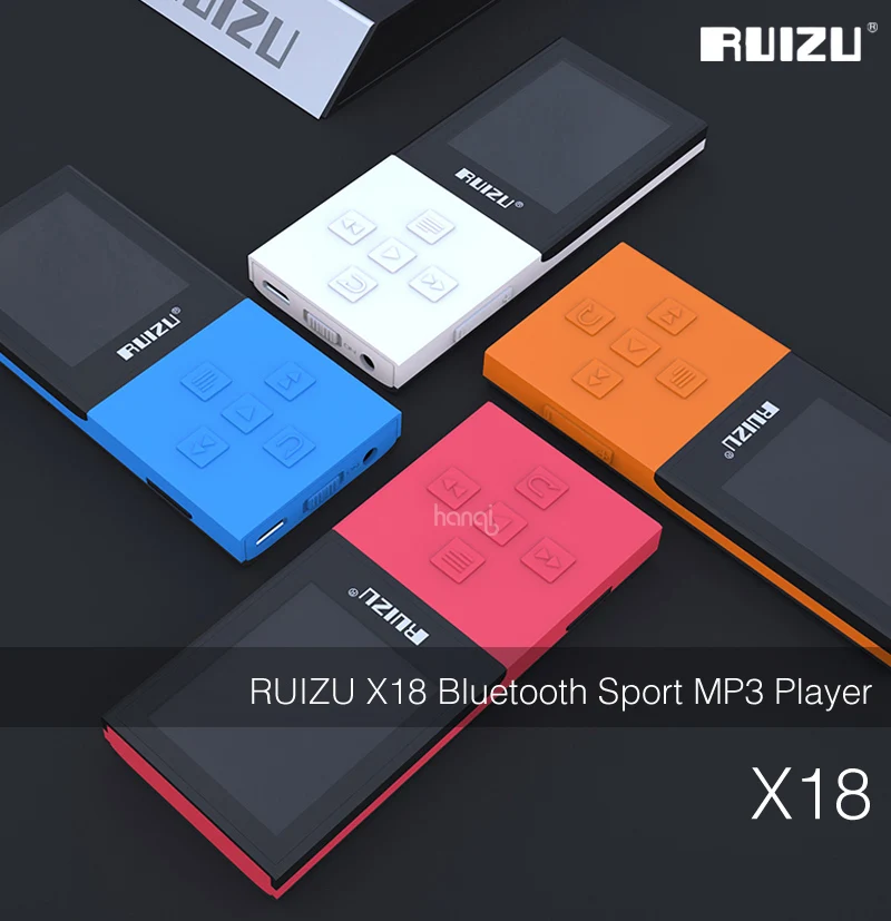 Спортивный MP3 плеер ruidu X18 8G с Bluetooth, без потерь, диктофон, fm-радио, Bluetooth 4,0, музыкальный плеер, поддержка 64 ГБ, TF карта