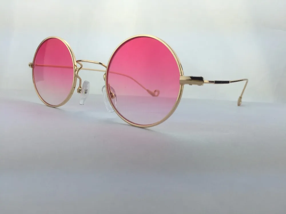 Dave 2019 ограниченное по времени предложение Круглые Солнцезащитные очки женские винтажные металлические женские солнцезащитные очки