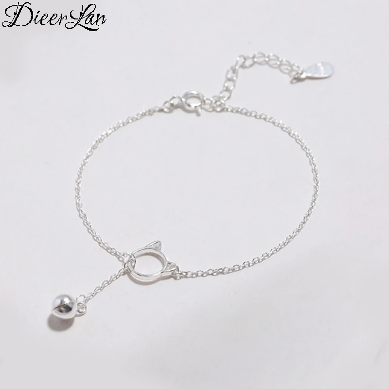 

2018 New Arrivals 925 Sterling Silver Tassel Cat Ball Bracelets & Bangles Fashion Bracelet For Women sterling-silver-jewelry