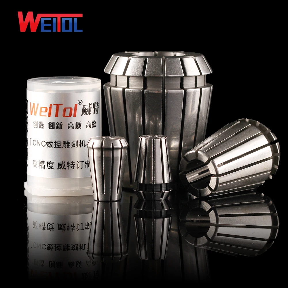 

Weitol free shipping 3pcs ER 11 B ER collet chuck ER spring collet for CNC machine tool carbide CNC end mill router bit