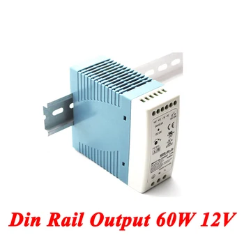 

MDR-60 Din Rail Power Supply 60W 12V 5A,Switching Power Supply AC 110v/220v Transformer To DC 12v,ac dc converter