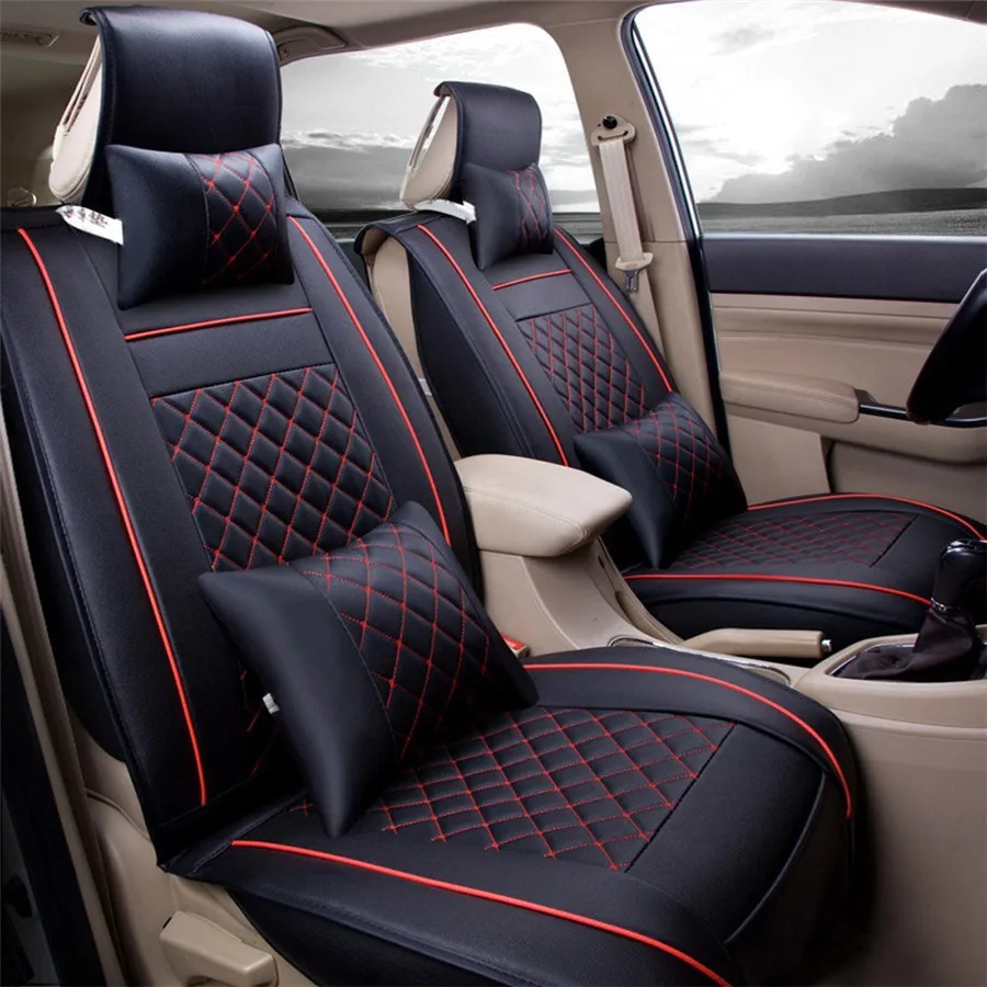 

Automobiles Seat Coves Car Seat Cover Cushion High-grade leather Car Styling For BMW Audi HONDA Toyota Benz Ford Hyundai