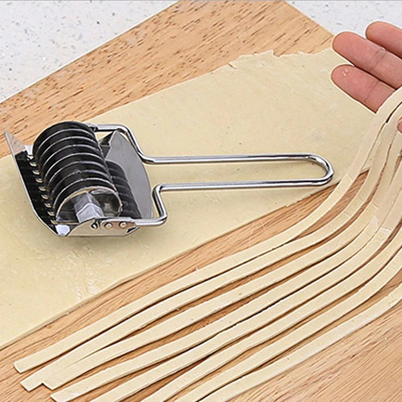 Stainless Steel Dough Noodles Bread Pie Pastry Lattice Roller Bake Cutter Slicer New | Дом и сад