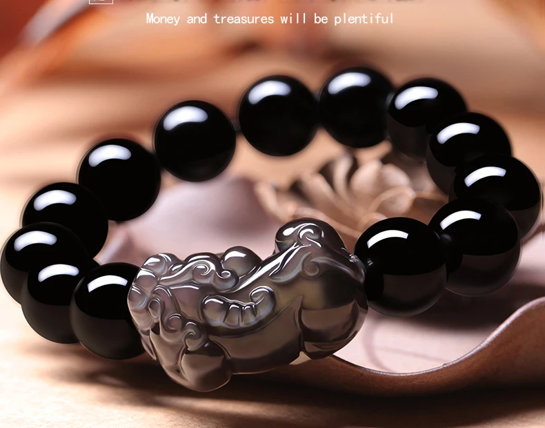 Pure Black Obsidian 13