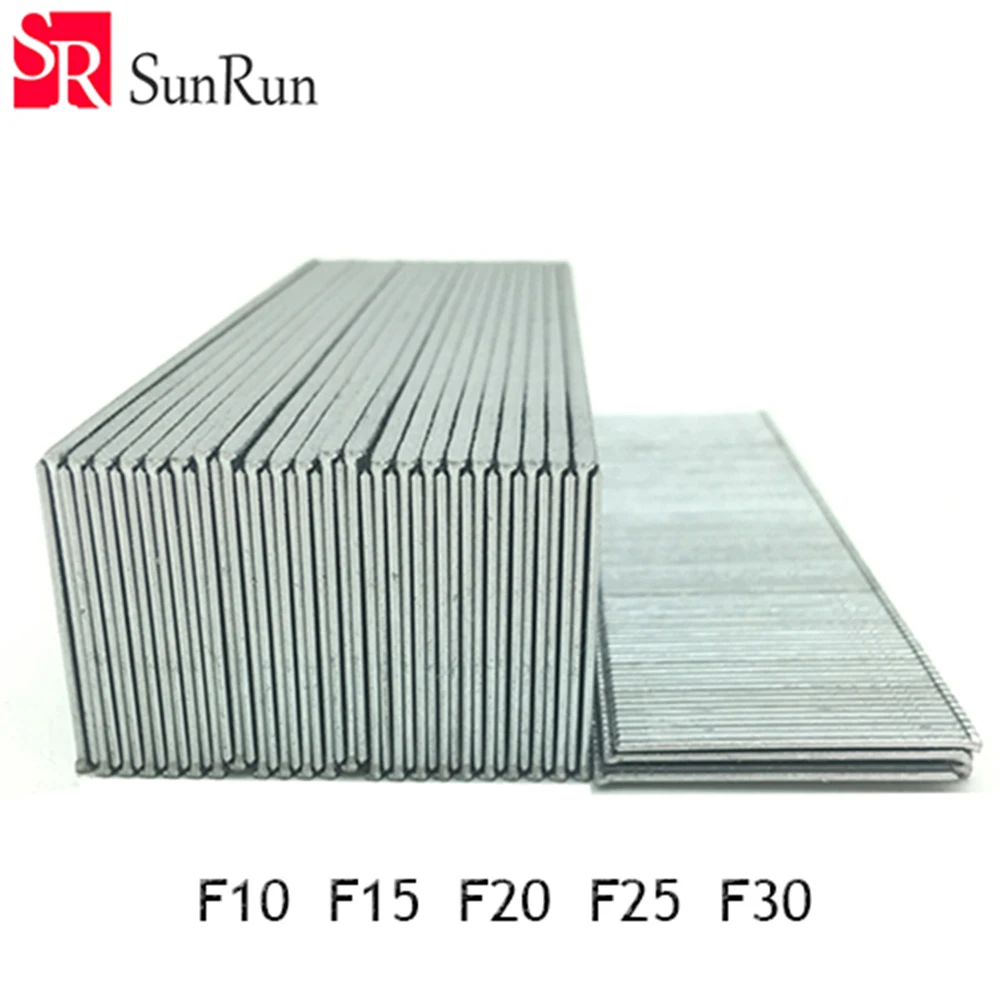 

5000pcs striaight Straight row nail gas row nail gun pneumatic nail F30/F25/F20/F15/F10 home staple furniture nail