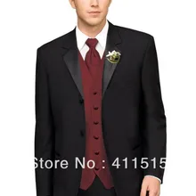 Дешевые черные вечерние платья смокинги друзей жениха Мужские свадебные костюмы одежда/индивидуальный заказ костюмы для жениха/