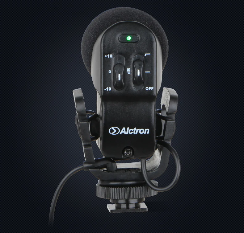 Alctron VM 6 Shotgun DV стерео запись интервью микрофон для Canon Nikon любая DSLR камера