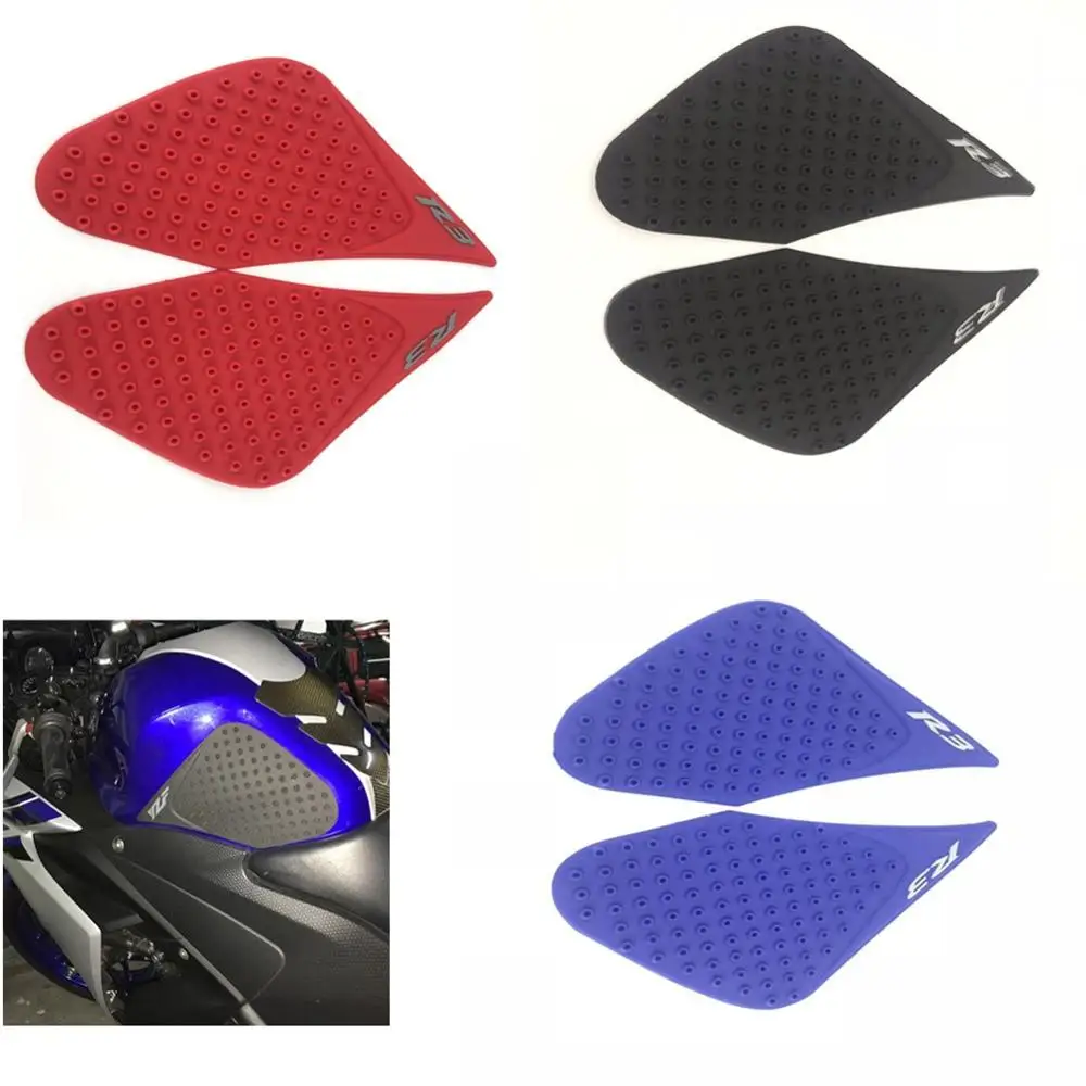 

For Yamaha YZF-R3 Yamaha R3 YZF R3 2015 2016 2017 2018 fuel tank side stick knee slip stickers fuel tank stickers