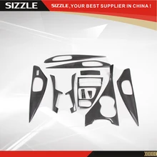 Аксессуары для интерьера из углеродного волокна Отделка приборной панели дверная ручка 11 шт. для Infiniti Q50 левый руль только