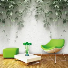 Custom wallpaper mural modern minimalist plant wall decoration painting - high-grade waterproof material Custom wallpaper mural modern minimalist plant wall decoration painting - high-grade waterproof material