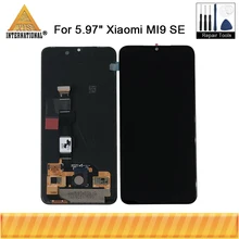 Axisinternational для 5,9" Xiaomi mi 9SE mi 9 SE ЖК-дисплей+ сенсорная панель дигитайзер для mi 9 SE AMOLED дисплей