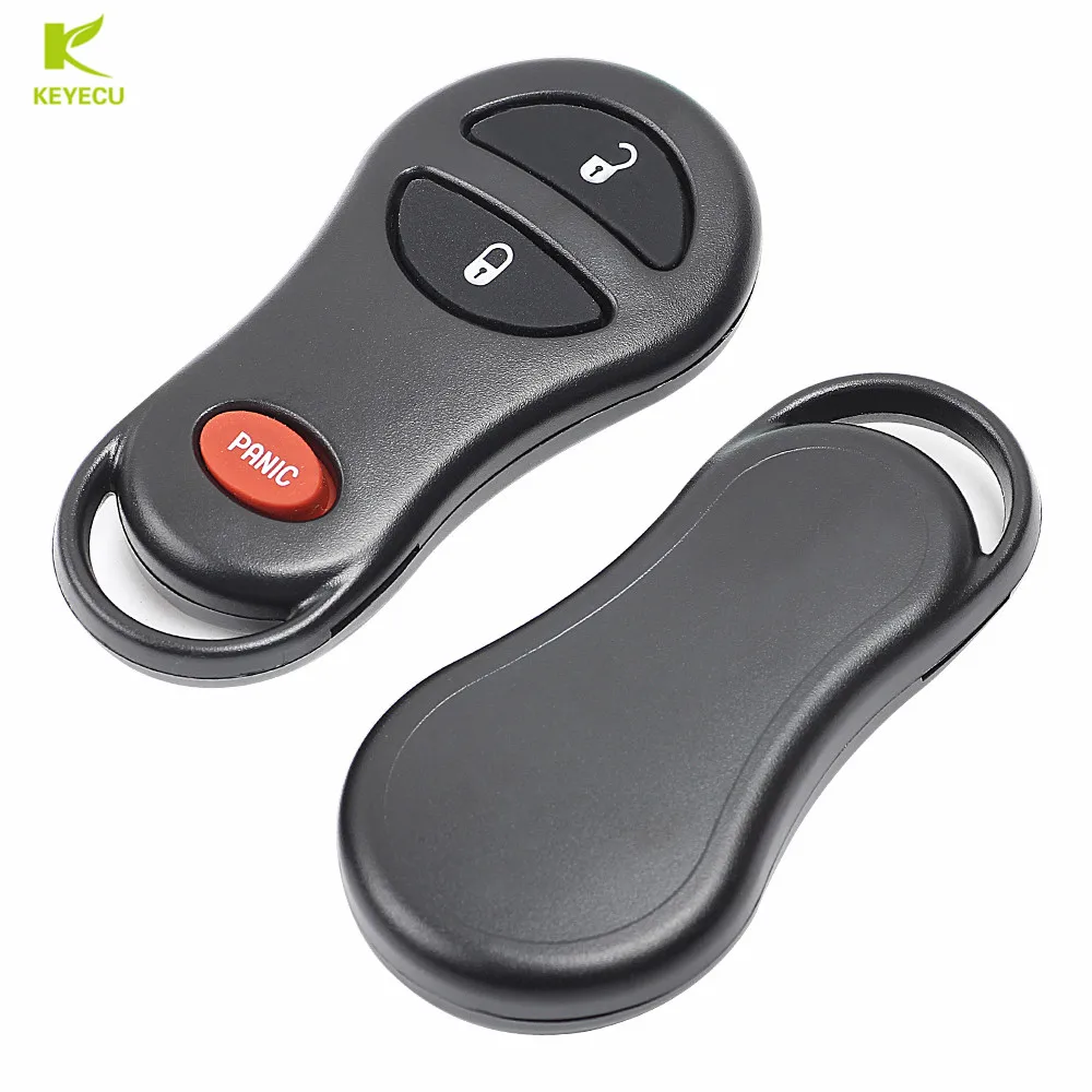 Запасной Новый дистанционный ключ KEYECU для Jeep 1999 2001 Cherokee 2004 Grand FCC: GQ43VT9T + 4D64 чип