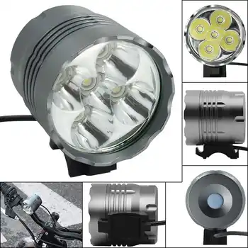 

WasaFire 5000lm 5* XML T6 LED Front Bicycle Light Bike Light 6400mA Battery Headlamp Headlight Camping Cycling Frontlight Lamps