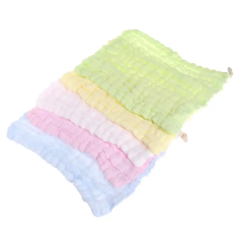 Algodão macio Do Bebê Recém-nascido Infantil Lenço Toalha Alimentação Toalhinha Limpe Pano