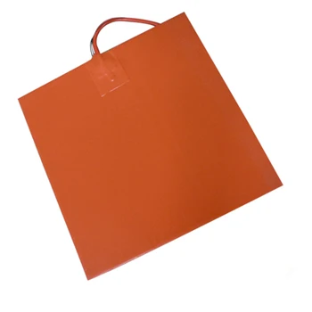 

110v 800w 500x500*1.5mm Flexible Silicone Rubber Heater For 3D Printer with 100k thermisstor