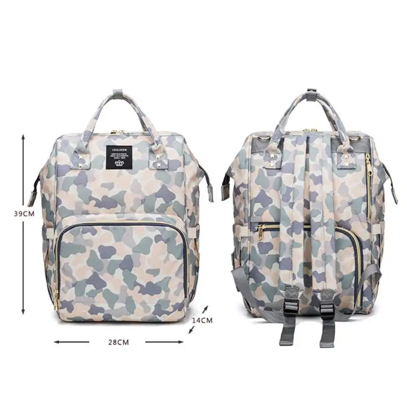 Camo Print подгузник для беременных подгузник сумка водостойкая мумия рюкзак мать путешествия детские сумка для прогулки с ребенком для