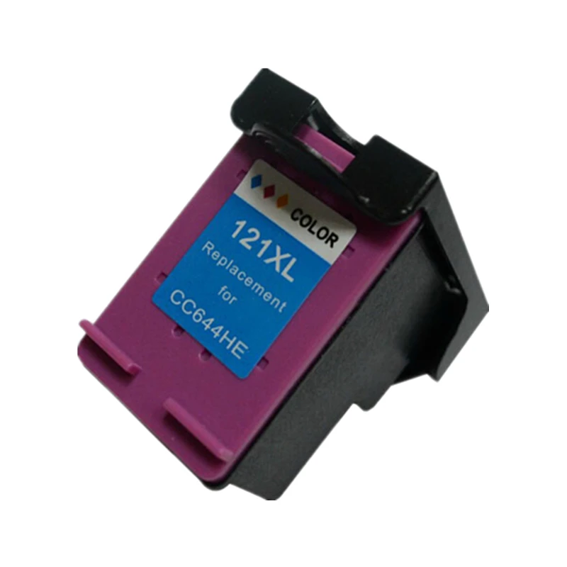 COLOR ink cartridge replacement For HP 121 XL For Deskjet 1050 2050