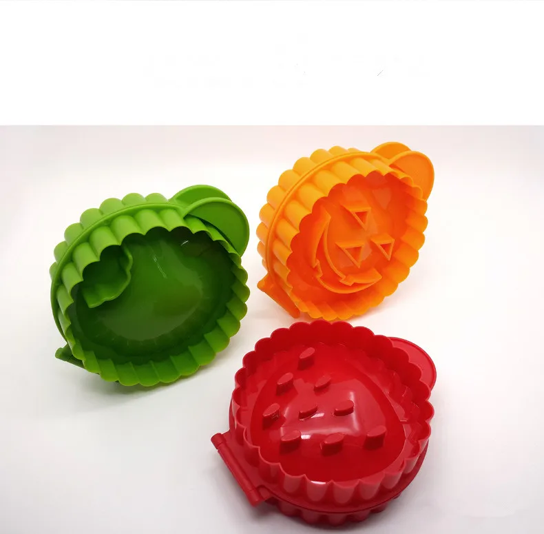 

1PC Manual Hand Press Apple Strawberry Pumpkin Fruit Pie Cookie Mold Halloween Cake Mould PD 009