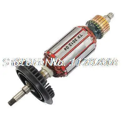 

GWS 6-100 6mm Drive Shaft AC 220V Electric Motor Rotor w Cooling Fan