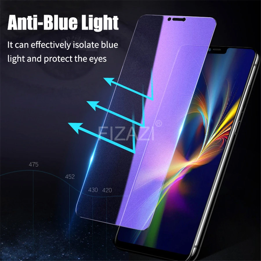 Закаленное стекло с защитой от синего света для Samsung Galaxy A10 A20 A30 A40 A50 A60 A70 A80 A90 M10 M20 A6