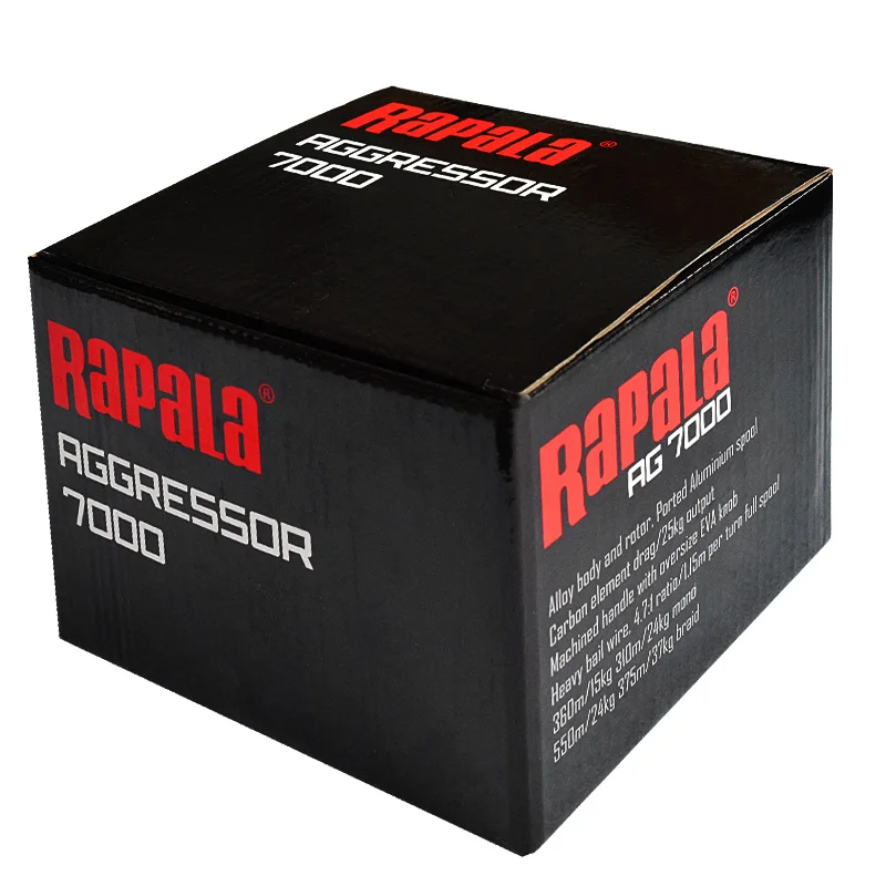 Rapala A7000 АГРЕССОРА Спиннинг Катушка Рыбалка 6 + 1ВВ 4.9: 1 Макс Перетащите 25 кг Из