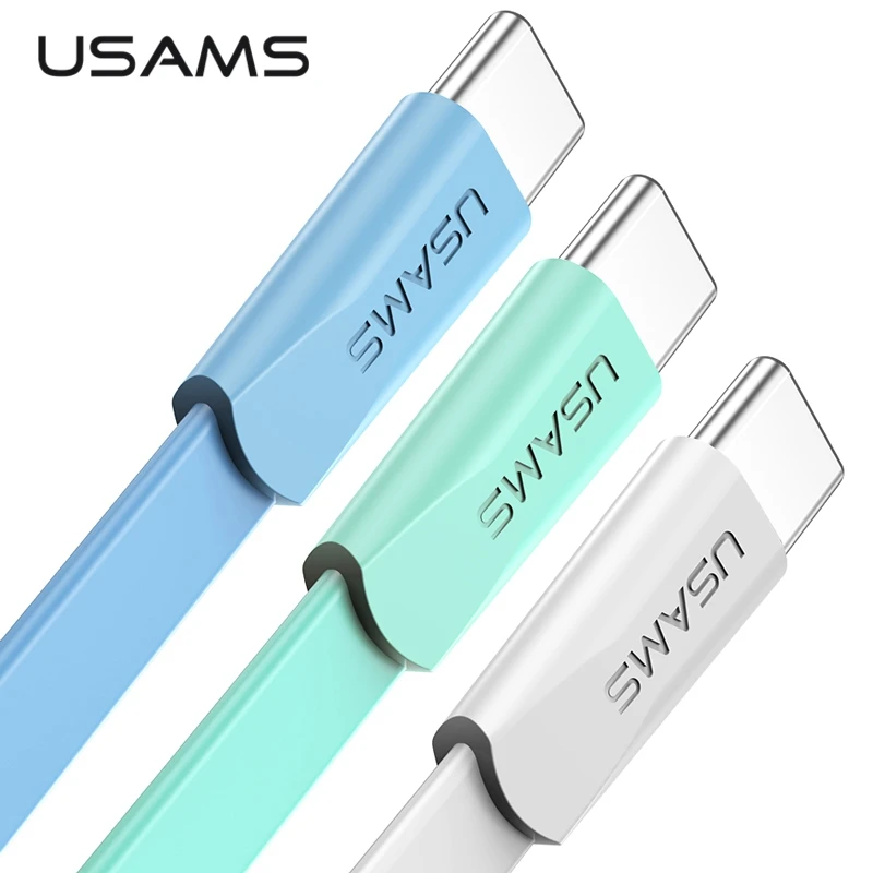 USAMS USB Type c cable for Samsung Vivo USB C Cable for Xiaomi USB C Cable 2A Mobile phone
