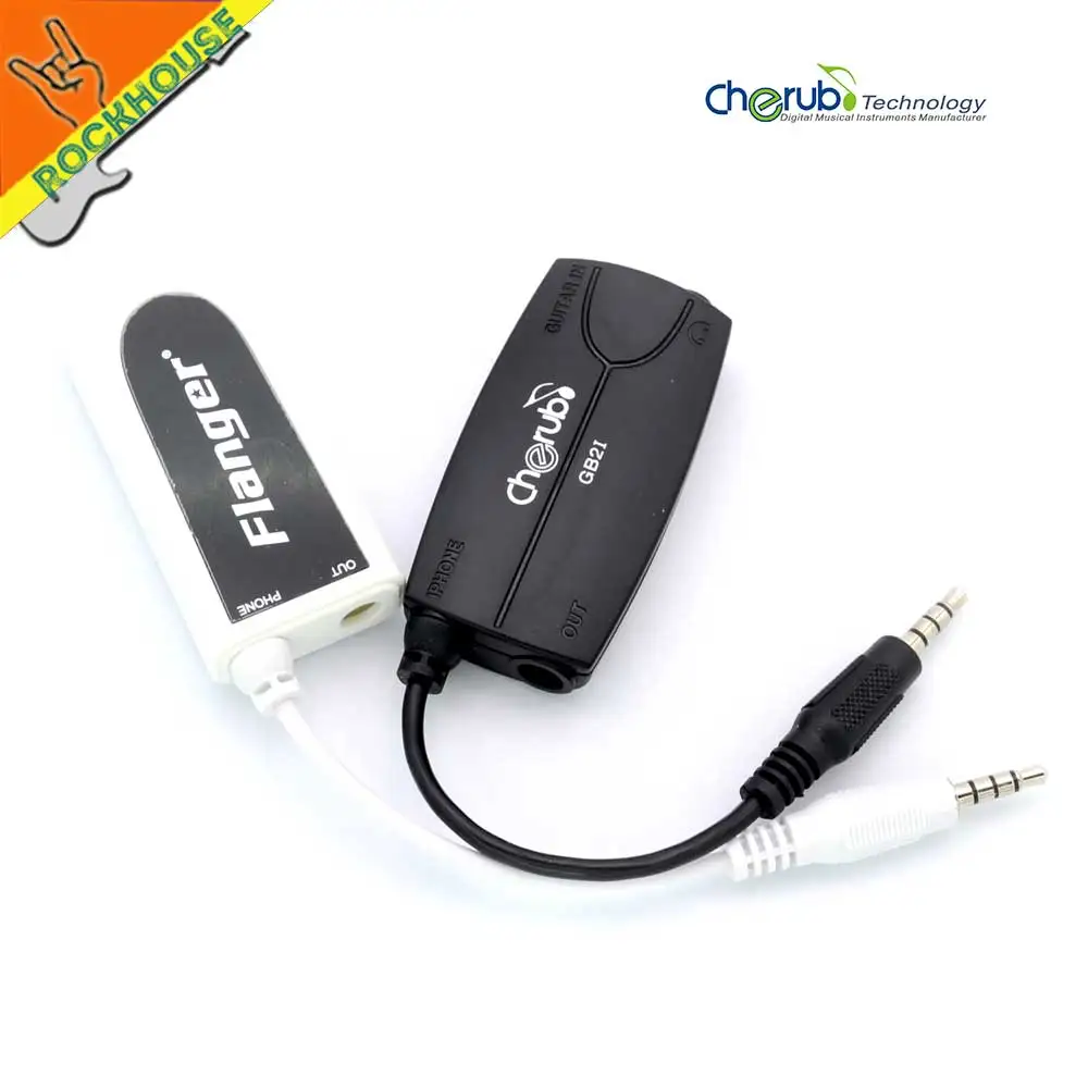 1 adaptador convertidor de interfaz de audio para guitarra convertidor de efectos de pedal afinador l/ínea de conexi/ón adaptador de cable accesorios de guitarra interfaz de audio