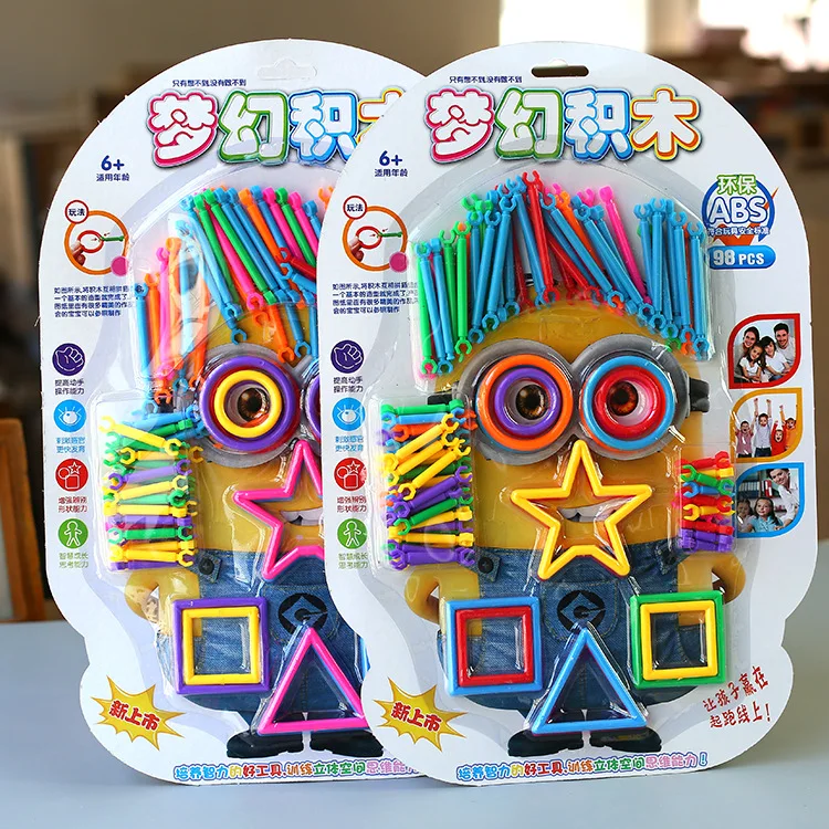 

DIY Assembles Toy Enlightenment Assembled Smart Rods Plastic Intelligence Great Magic Wand Building Blocks Toys Building Blocks