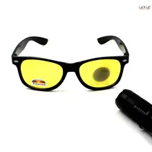Дневное ночное видение переходная линза солнцезащитные очки поляризованный фотохромный солнцезащитные очки мужские и женские Обесцвечивающие линзы черная оправа 2140