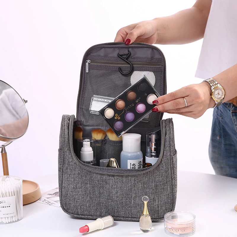 للطي التجميل حقيبة رجل تعليق الزينة الحمام اكسسوارات حقيبة كابل أجهزة إليكترونية المنظم حقيبة تخزين لوازم