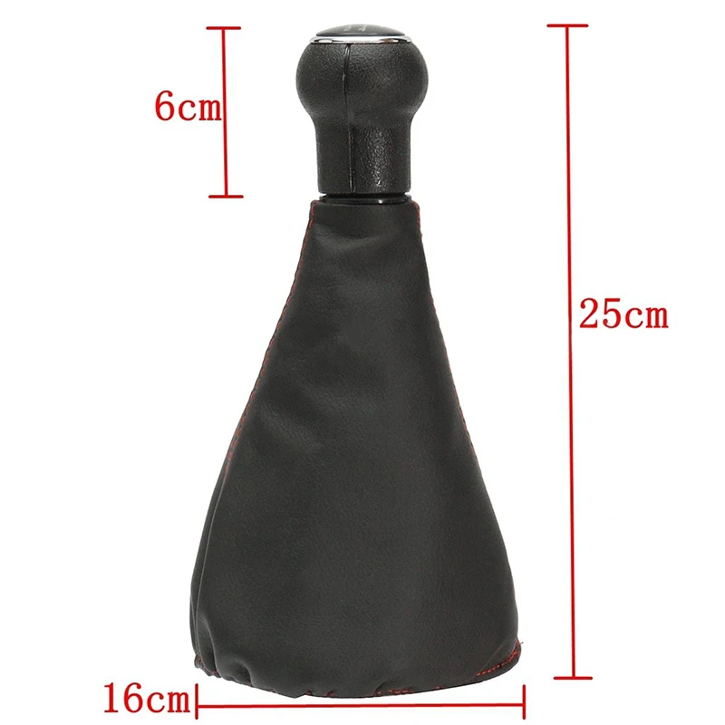 

Car 5 speed Manual Gear Stick Shift Lever Knob Gear stick Gaiter Boot for VW Golf 3 MK3 Vento1992-1998 Plastics Ynthetic Leather