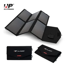 ALLPOWERS High Efficiency Solar Charger System 5V 12V 19V Charging for Mobile Phones/Tablets/Laptops/12V Car Battery/Speaker etc