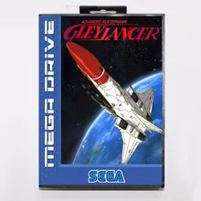 Gleylancer 16 бит MD карточная игра с коробку для Sega Mega Drive