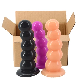 FAAK big dildo strong suction beads anal dildo box packed butt plug ball anal plug sex toys for women men adult product sex shop 6