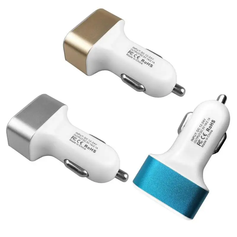 Универсальный двойной USB адаптер 12/24 в цифровой светодиодный дисплей напряжения