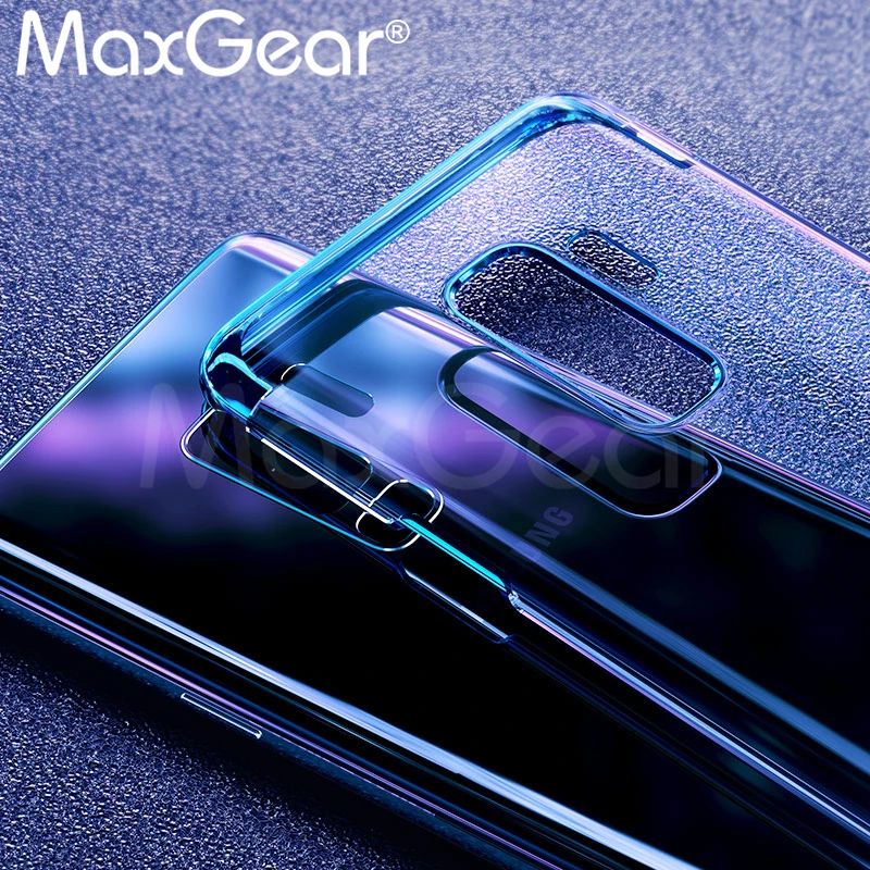 

MaxGear For Samsung S9 Case Cover Electroplating TPU Case For Samsung Galaxy S8 S9 Plus Note 8 Clear Full Shockproof Phone Cases